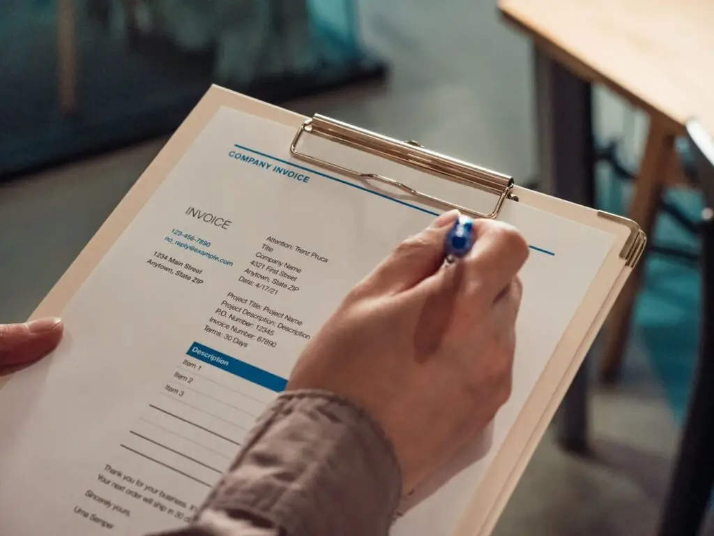 Unpaid invoices are a common example of outstanding debt for small businesses